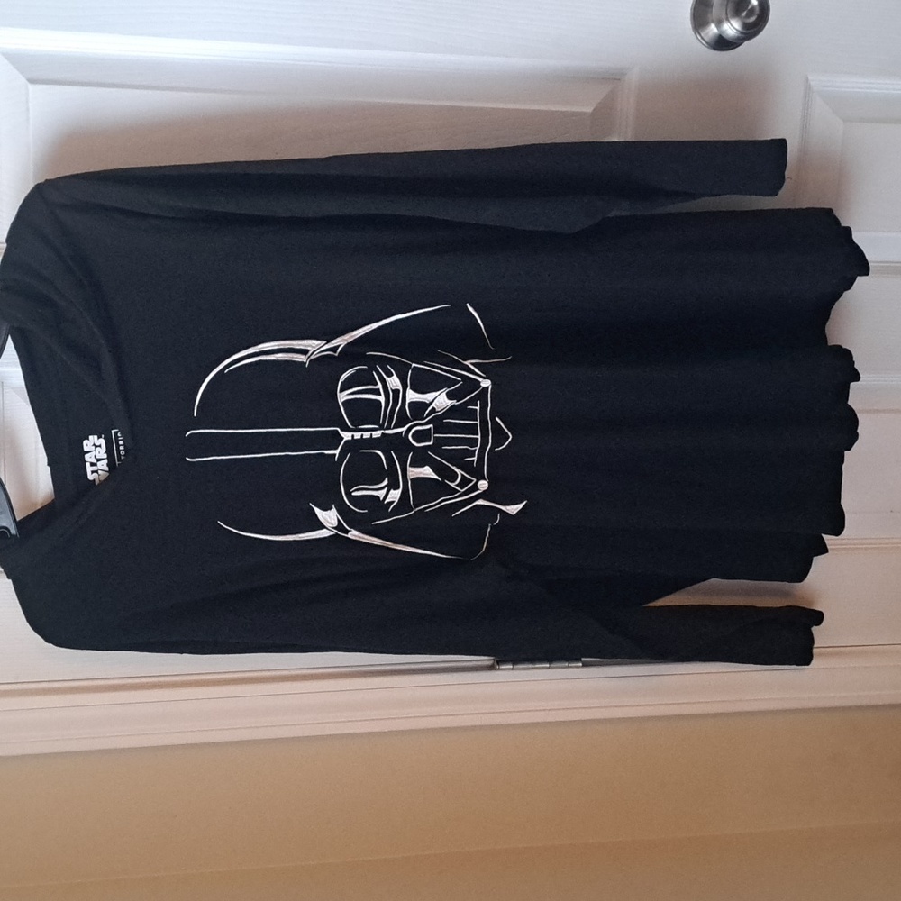 Torrid Star Was Darth Vader hooded long sleeved Tshirt 5x